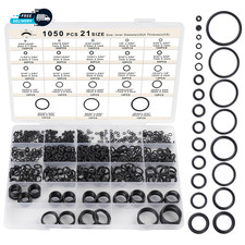 O Ring Kit 1050 PCS O Ring Assortment Kit 21 Size Metric Nitrile Rubber O Rings