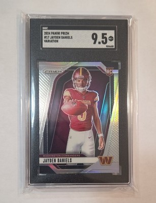 2024 Panini Prizm - Rookie Variations Jayden Daniels #17 Silver Prizm (RC)