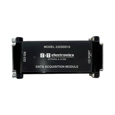 B&B Electronics 232SDD16  RS232 Data Acquisition Module FAST FREE SHIPPING a
