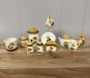 Mushroom Canisters Vintage | eBay