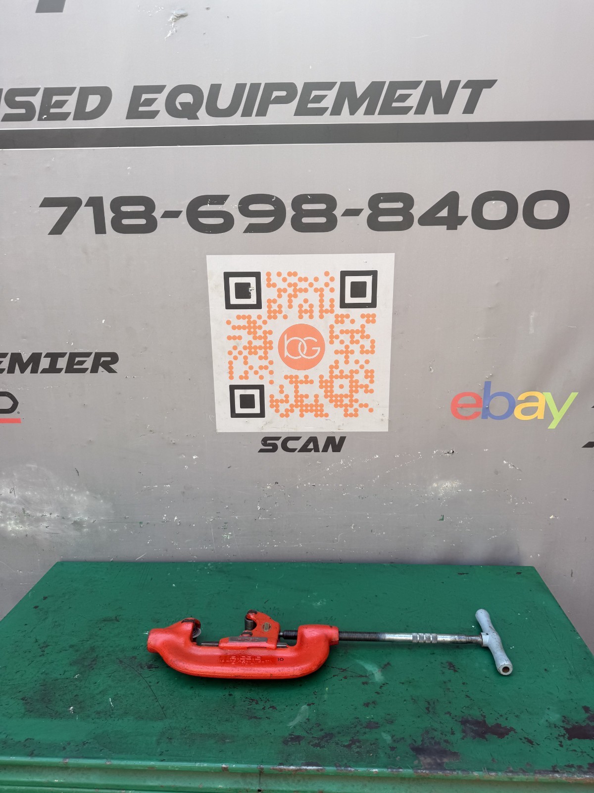 Ridgid No. 4-S Heavy Duty Pipe Cutter, 2" to 4" Pipe Used / 