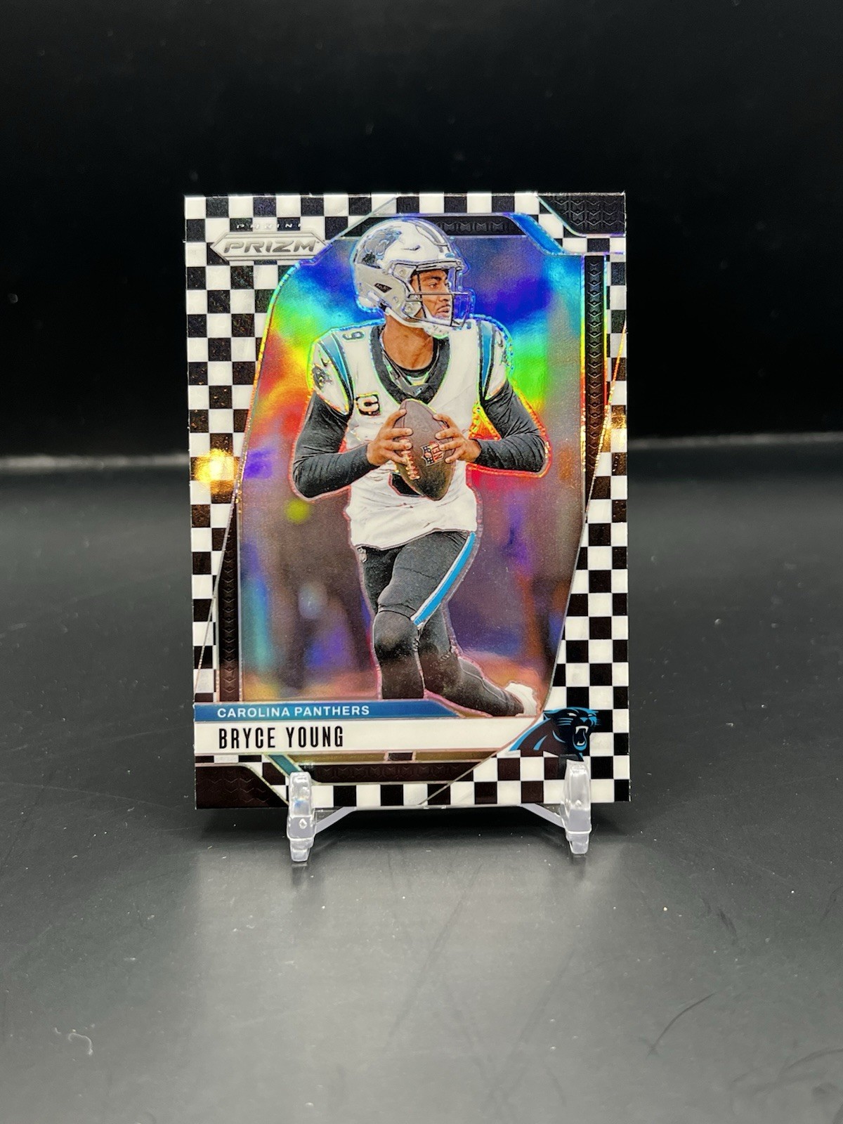 2024 Prizm - Bryce Young - Black & White Checkerboard - Panthers #37