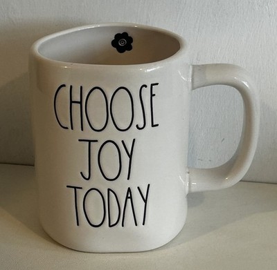 Rae Dunn Flower CHOOSE JOY TODAY Tasse Artisan Collection by Magenta