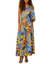 Farm Rio Jungle Panther Midi Dress Women's Xxs
