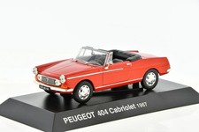 PEUGEOT 404 cabriolet Red 1967 1/43 NOREV