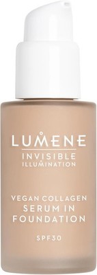 LUMENE Invisible Illumination Vegan Collagen Serum Foundation 30 ml, Farbton 2, LSF30
