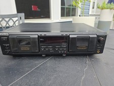 Sony TC-WE435 Stereo Dual Cassette Deck Dolby HX PRO System NICE CONDITION