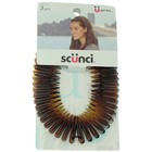 2 Pack Scunci Stretch Combs Headbands, Tortoise, 3 Ct