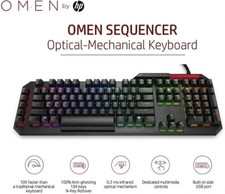 HP Omen Sequencer Gaming Keyboard Anti-Ghosting Black - UK QWERTY Layout