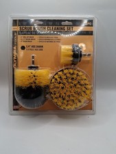 Drill Brush Set 3 Piece Yellow 