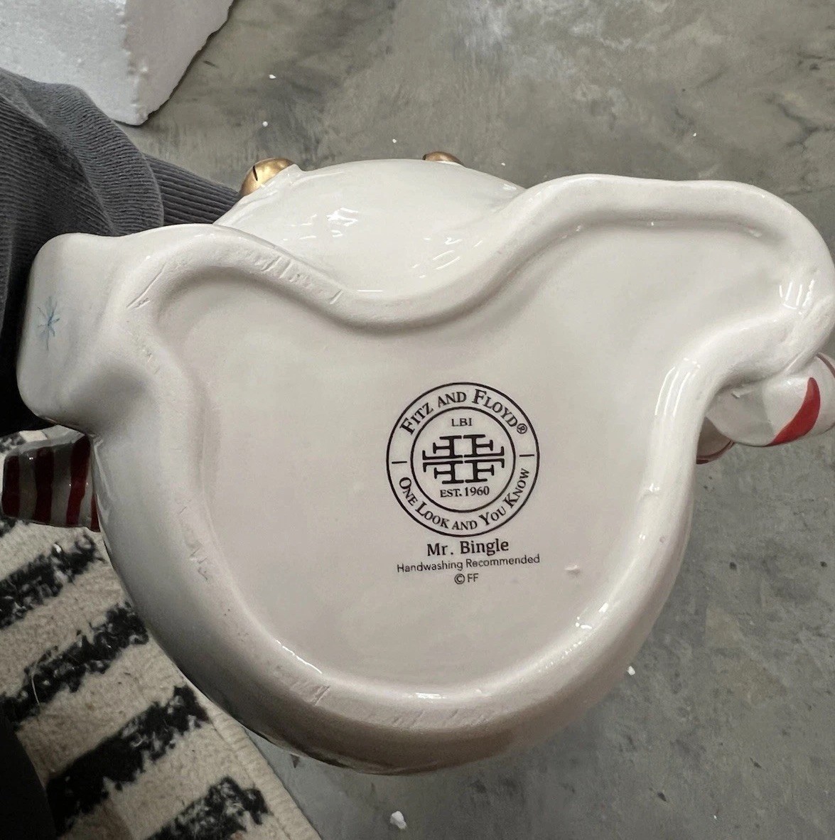 •NEW• 2023 Mr Bingle Fitz & Floyd Christmas Pitcher Snowman W/ Ice Cream Hat NIB