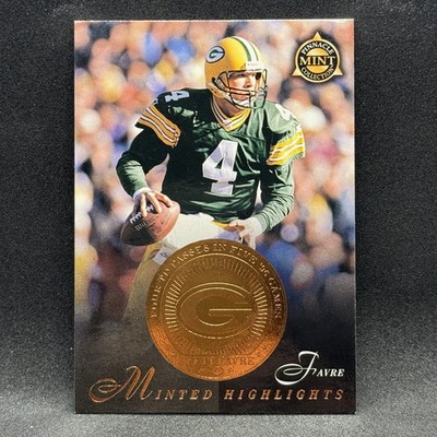Brett Favre Minted Highlights 1997 Pinnacle Mint #21 Green Bay Packers