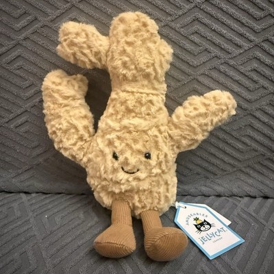 NWT  Jellycat AMUSEABLE GINGER Spicy Food Small Size  6'' Inch Authentic