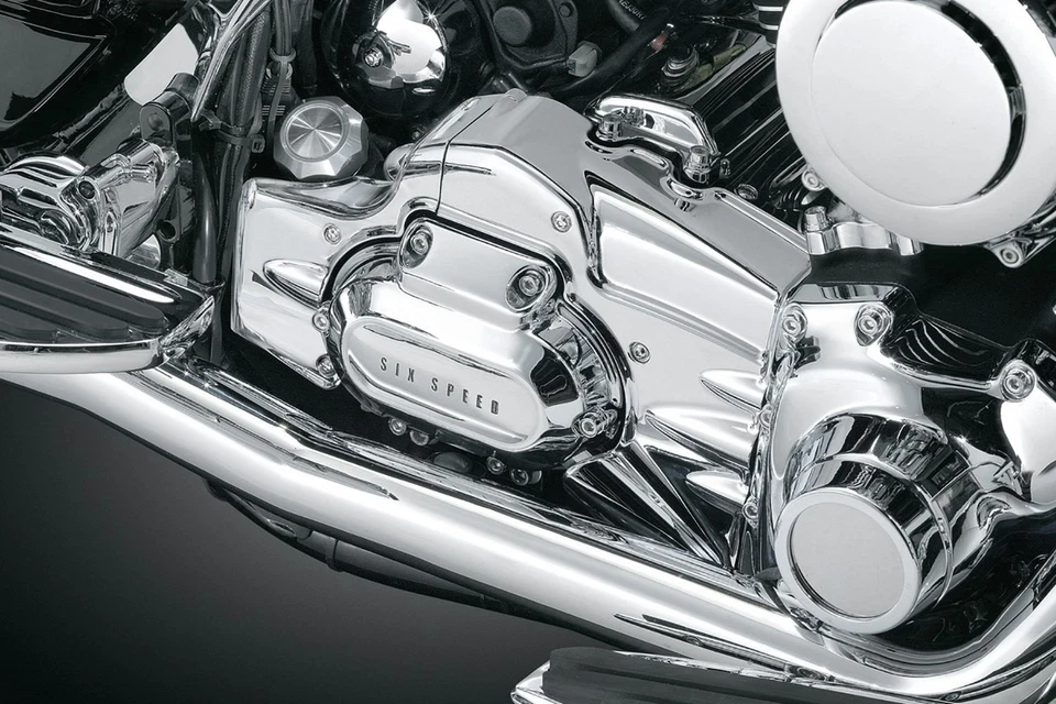 For Harley-Davidson Road Glide 07-08 Kuryakyn 7877 Chrome Transmission Shroud Foto 2 de 2