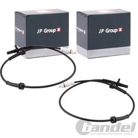 2X Jp Group ABS-SENSOR Raddrehzal Hinten Beidseitig Passend FüR Fiat Seicento