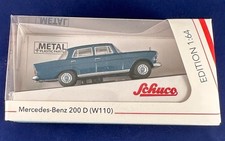 1/64 Schuco Mercedes 200 D (W110) Mercedes-Benz Dark Turquoise NIB