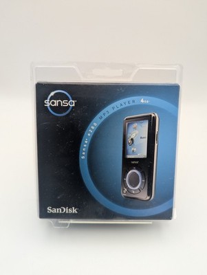 Sealed! SanDisk Sansa e260 Black ( 4 GB ) Digital Media Player