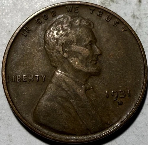 1931 D Lincoln Wheat Cent ~  VF Condition T405