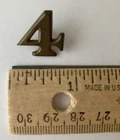 Original Civil War Era Number “4” Hat Insignia