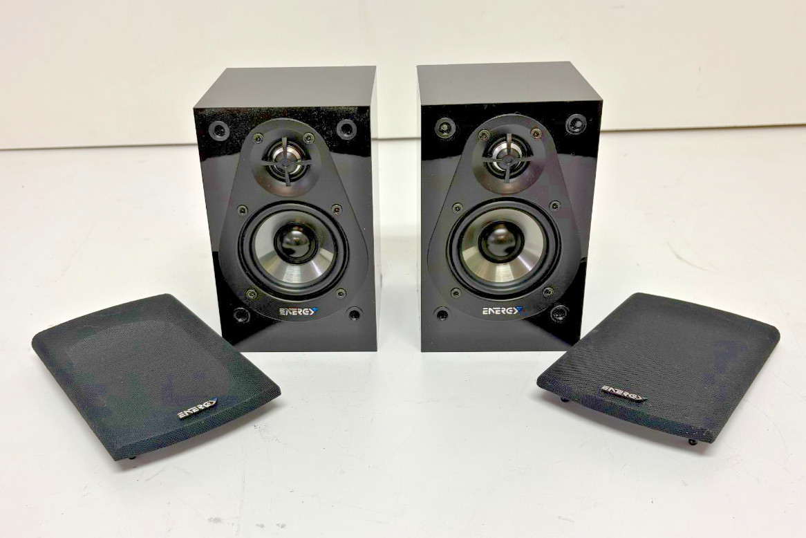 (2) Energy Take Classic 5.1 2-Way Piano Black Satellite/Surround Speakers