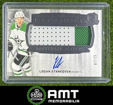 Logan Stankoven 2024-25 Upper Deck The Cup Expanded Jersey Auto 7/15 Stars