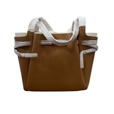 Tory Burch Romy Leather Tote Tiramisu Brown New with tags