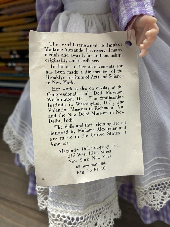 "Muñeca Meg A Madame Alexander Little Women 1976 de colección 10""" Foto 3 de 4