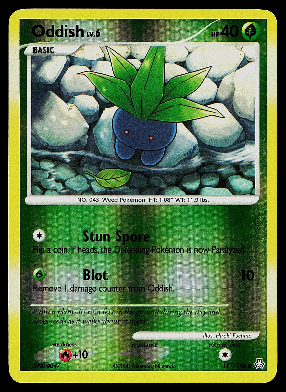 Pokemon Card - Oddish Legends Awakened 111/146 Reverse Holo