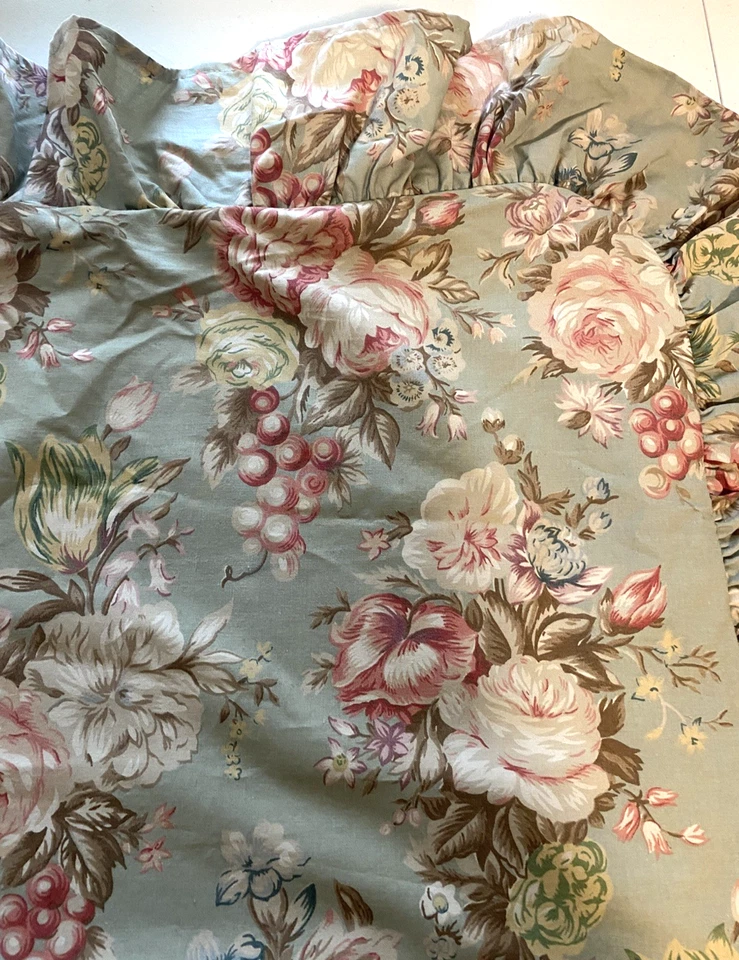 复古 RALPH LAUREN Charlotte 一对标准枕套鼠尾草 — 第 4/4 张图片