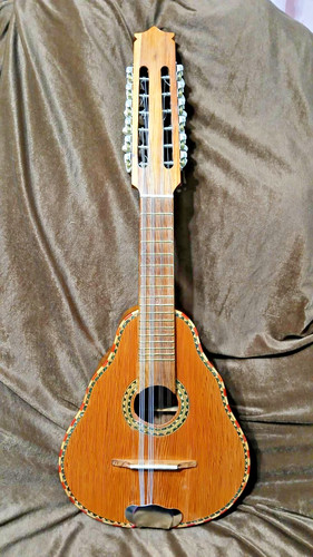 BEAUTIFUL 12 STRING MANDOLIN MANDRIOLA READY TO PLAY**SEE VDO**
