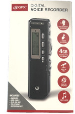 GPX Didital Voice Recorder MP3 Audio Built In MIC USB 2.0 4GB LOW PRICE