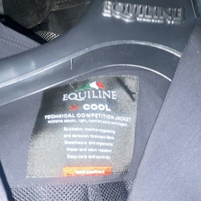 Equiline X-Cool Women's Technical Equestrian Competition Jacket Black