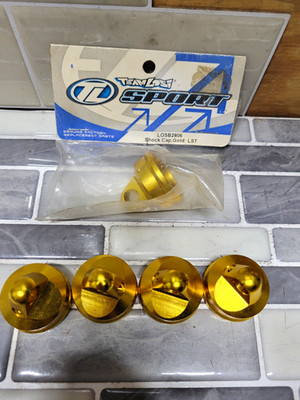 Team Losi Sport Shock Cap Gold for Losi LST Nitro/Glow 1:8 LOSB2806