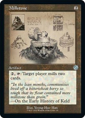 Millstone - Retro Schematic~95~NM~(BRR) - Retro Frame Artifacts~MTG