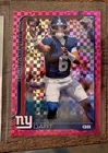 Jaxson Dart RC Pink Geometric Refractor Giants Rookie QB 2025 Topps Chrome 🔥