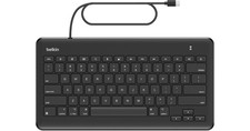 Belkin TBA011BG Connect Rugged USB-C Wired Keyboard for iPad Spill Resistant