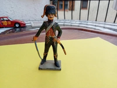 FIGURINE 1er EMPIRE CHASSEUR DE LA GARDE 1804 ECH :1/32 (60mm) HACHETTE FIGURINE - Photo 1/4