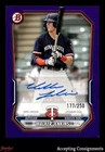 2026 Bowman Prospect Autograph Purple Walker Jenkins 177/250 ROOKIE AUTO TWINS