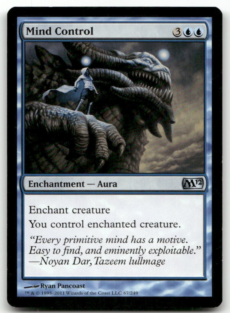 Mind Control #67 (LP) Magic 2012 (M12) M12 Magic MTG
