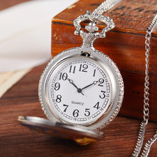 Retro Moon Stars Pocket Watch   4.3cm/1.69" Unisex Quartz Fashion Fob Watch