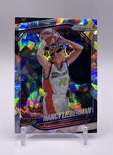 2025 Panini WNBA Prizm #34 Nancy Lieberman Silver Cracked Ice Prizm Mercury