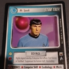Star Trek CCG Decipher Mr. Spock Non-Sport Trading Card 2000