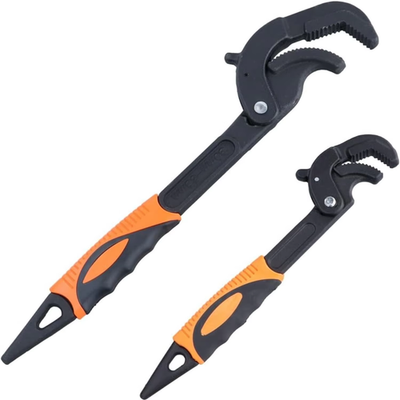 #ad 2 Pcs Multi function Universal Wrench Set Self Adjusting Power Grip for Autos $18.92