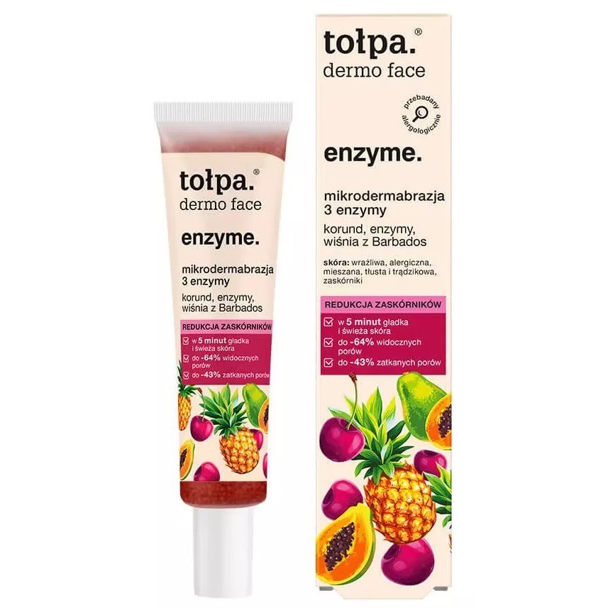 Tolpa Dermo Face Enzyme Microdermabrasion Enzymes Deep Exfoliation Renewal 40ml