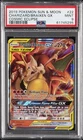 2019 POKEMON SUN & MOON COSMIC ECLIPSE #22 CHARIZARD & BRAIXEN GX PSA 9