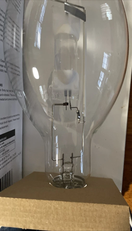 Plusrite 400W 金属卤化物灯 4 个灯泡! ED37 MH400/U/MOG — 第 2/4 张图片