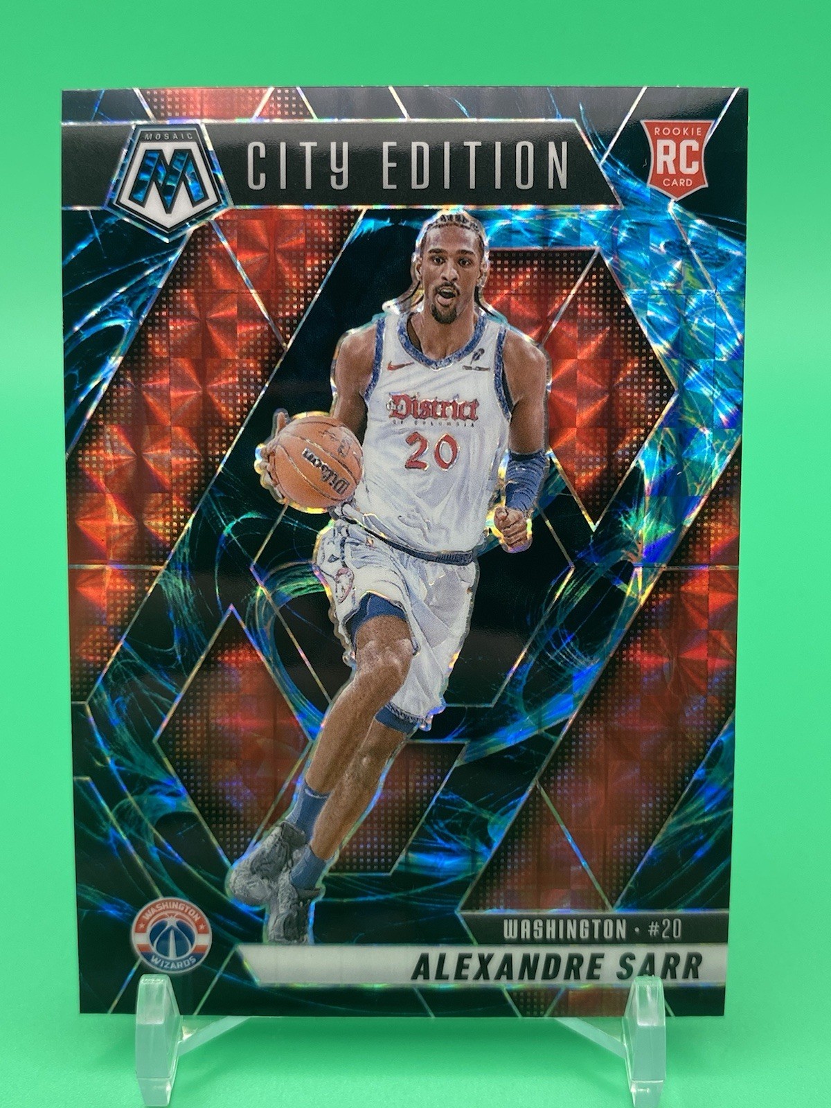 2024-25 Panini Mosaic City Edition Alexandre Sarr #278 Genesis Mosaic Prism (RC)
