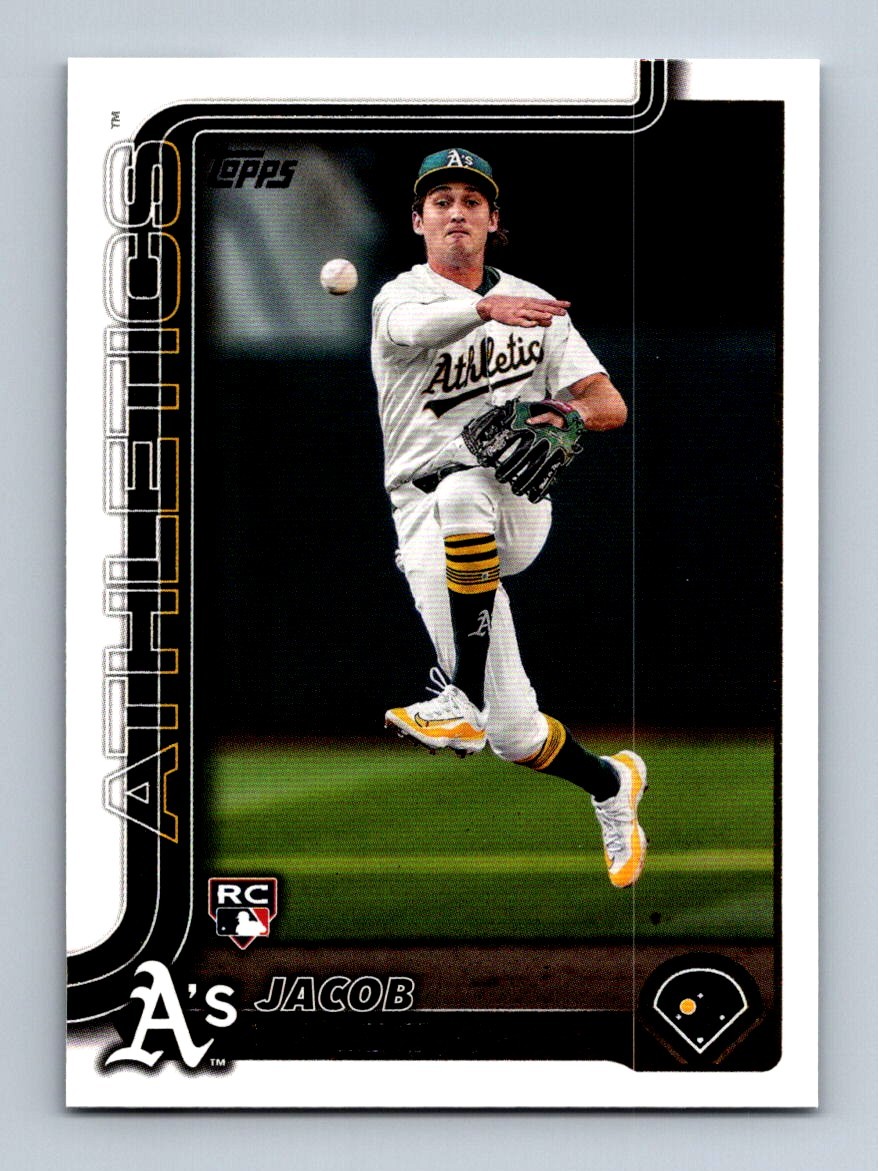 #314 2025 Topps BASE ] Jacob Wilson RC Athletics