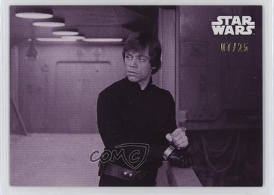 2020 Star Wars Black and White: ROTJ Purple Hue Shift 7/25 Luke Skywalker 07qw