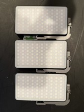 3-Pack - Ivisii G2 Pocket Rgb Camera Light,32wh Built-in 4300Mah Rechargeable B